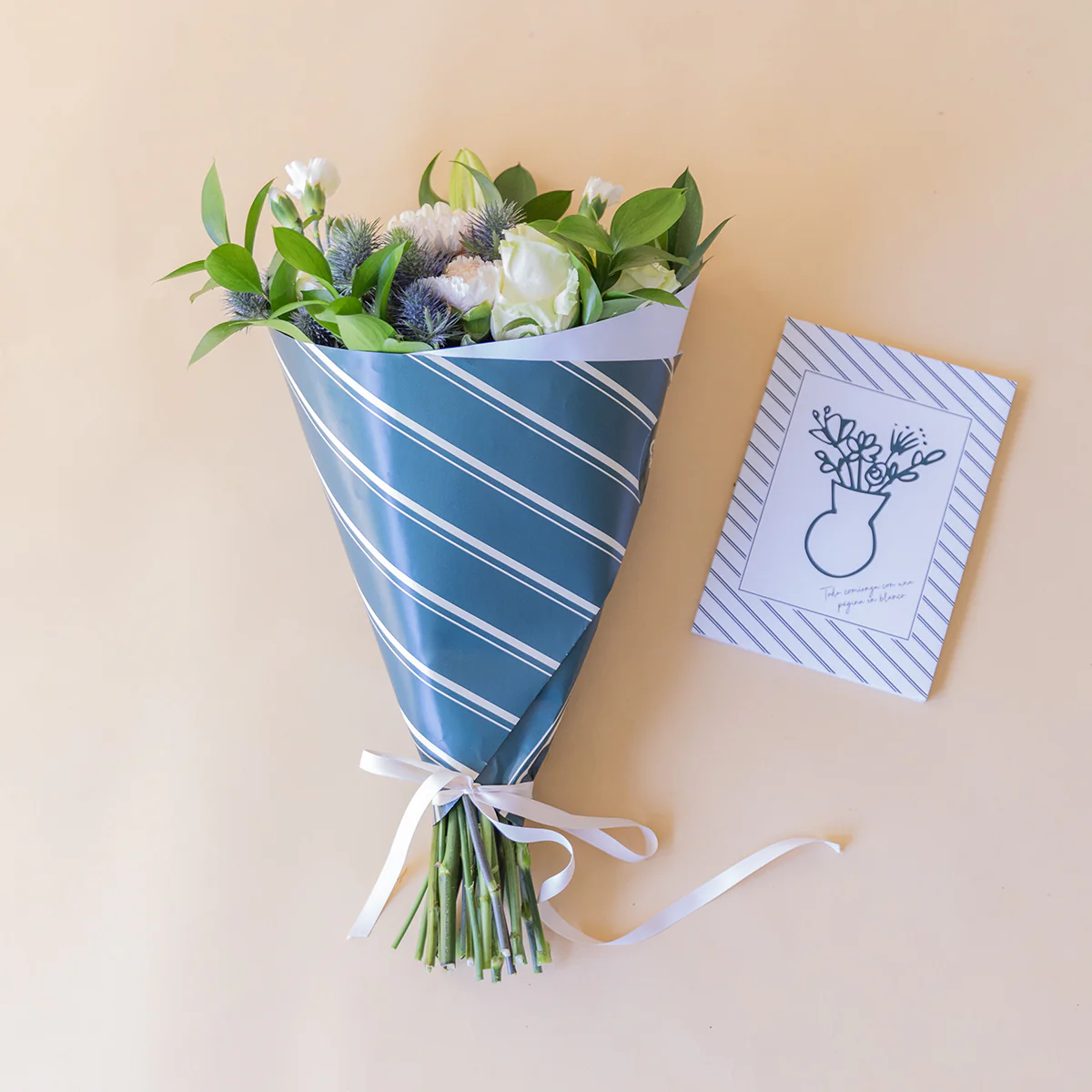 Con Cariño - Ramo de flores con libreta - Image 6